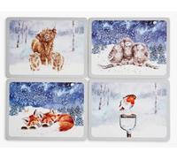 Wrendale Designs Winter Sky 4 Placemats