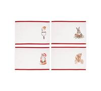 Wrendale Designs 'Winter Wonderland' Christmas Fabric Set of 4 Placemats