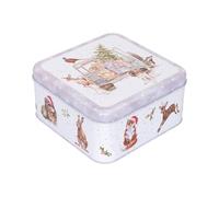 Wrendale Designs - Winter Woodland' Woodland Animal Christmas Square Tin