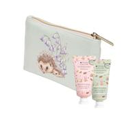 Wrendale Designs - Woodlanders' Owl and Hedgehog Mini Hand Cream Gift Pouch