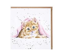 Wrendale Duvet Day Kitten Greetings Card
