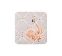 Wrendale Memo Board Pretty In Pink Flamingo 40 x 40 cm Designs