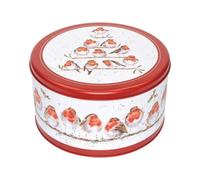 Wrendale Designs - Rockin Robins' Robin Christmas Round Tin