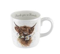 Wrendale Thank You Highland Cow Mug