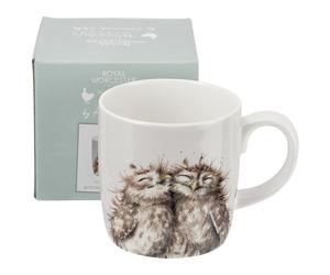Wrendale The Twits Owl Design Bone China Mug Hannah Dale from Royal Worcester