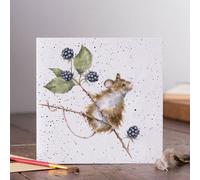 Wrendale Through the Brambles Birthday Card