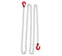 Wresetly 1:10 RC Crawler Accessories Tow Chain with Trailer Hook for CC01 SCX10 90046 D90 D110 Rising Car