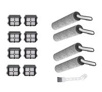 Wresetly 1 Set Brush Roller and Vacuum HEPA Filter for Floor One S5 Wet Dry Vacuum Cleaner