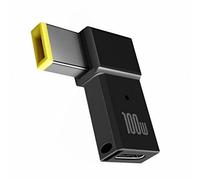 Wresetly 100W USB Type C Female to Square PD Plug Converter USB-C Fast Charging for Laptop DC Power Adapter Connector