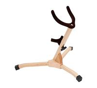 Wresetly 1Set Saxophone Bracket Tenor/Subtenor Saxophone Display Shelf Bracket Adjustable Solid Wood
