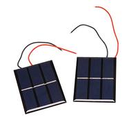 Wresetly 2 pcs 1.5V 400mA 80x60mm -Mini Solar Cells for Solar Panels - DIY Projects - Toys - Battery Charger