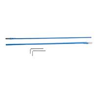 Wresetly 2 Pieces 46 cm Way Rod Type Action Guitar Neck Rod Blue Guitar Parts Accessories
