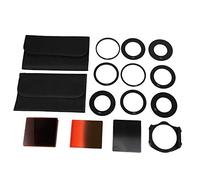 Wresetly 24pcs Square Full + Graduated Filter Set + 9 Size Adapter Ring Filter Holder for cokin p series LF78