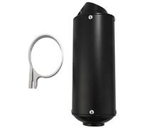 Wresetly 28Mm Motorcycle Exhaust Muffler Pipe Kit Exhaust Pipe for 50Cc 110Cc 125Cc Dirt Pit Bike ATV for Black