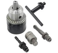 Wresetly 3-16mm Drill Chuck Converter 1/2Inch- 20UNF Thread Quick Change Adapter SDS-Plus 1/4Inch Hex 1/2Inch Socket