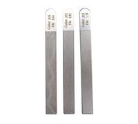 Wresetly 3-Piece Set Guitar Nut Files Fret Crown Slit Files Luthier Repair Tool Kit for Guitar String Instruments