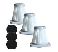 Wresetly 3 Pieces HEPA Filter for Sc861 Sc861A Vacuum Cleaner Cleaning Washable HEPA Filter Accessories