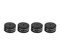 Wresetly 4Pcs 40X20Mm Aluminum HiFi AMP Isolation Stand Turntable Feet Pad