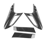 Wresetly 4Pcs Carbon Fiber Style Rear Back Lamp Tail Light Cover Trim for Fit C- 2016-2018