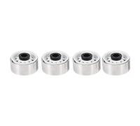 Wresetly 4PCS Dish Wagon 1.9 Metal Beadlock Wheel Hub Rim for 1/10 RC Crawler Axial SCX10 90046 TRX4 D90,5