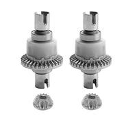 Wresetly 4Pcs RC Car Metal Differential PX9300-07A PX9300-05B for 9300 9304 1/18 RC Model Car Spare Parts Accessories