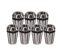 Wresetly 7Pcs 1-7mm ER11 Collet Chuck Bits Holder Spring Collet for CNC Engraving Machine & Milling Lathe