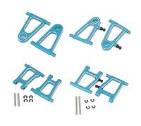 Wresetly 8 Pieces Metal Front and Rear Suspension Arm Swing Set for TT-01 TT01 TT-01E TT01E 1/10 RC Car Upgrade Parts
