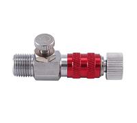 Wresetly Airbrush Quick Release Air Control Fitting Adapter 1/8 Inch Threaded Hose Connection Adjustment Valve Tool SD-405R
