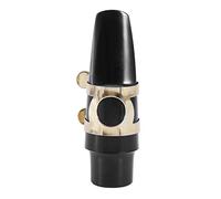 Wresetly Alto Sax Saxophone Mouthpiece Plastic with Cap Metal Buckle Reed Mouthpiece Patches Pads Cushions