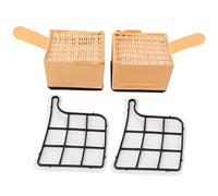Wresetly Filter Set 2 Motor Protection Filters (Motor Filter) + 2 HEPA (Micro) Filter/Microfilter/HEPA Filter Suitable for Kobold VK 135, 136, VK135, VK136