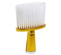 Wresetly Hair Brush Duster Hairdressing Haircut Cleaning Brush for Hairdressing Tools - Gold