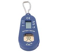 Wresetly Hearing Aid Battery Tester, Portable Key Ring Battery Checker with LCD Display