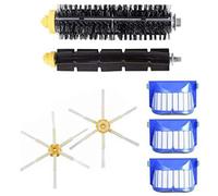 Wresetly HEPA Filter for Medium Rollers, Side Brush, for 600 Series 605 606 616 620 650 655 660 676 Robot Vacuum Cleaner