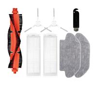 Wresetly Main Brush Side Brush Hepa Filter Mop Cloth for Robot Vacuum Mop 2S Cleaner XMSTJQR2S Replacement Parts