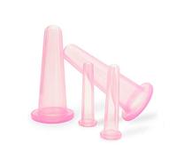 Wresetly Natural Silicone Cupping Face Shock Oil Shujing Suction Face Artifact Pink