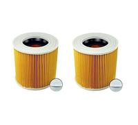 Wresetly Pack of 2 Cartridges Filter for Vacuum Cleaner WD3 Premium WD2 WD3 WD1 MV3 MV2 3 P Extension Set Against Fine