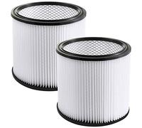 Wresetly Pack of 2 Replacement Filters for Shop Vacuum Cleaners 90304,90350,90333,903-04-00, 9030400, 5 Gallons for Vacuum Cleaners/Dust