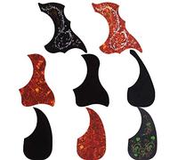 Wresetly Pack of 8 Acoustic Guitar Pickguard Stickers, Hummingbird and D Pickguard for 40 Inch 41 Inch Guitar