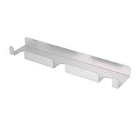 Wresetly Pizza Shovel Wall Rack Brushed Steel Pizza Peel Rack Wall Mounted Hanger Heavy Duty Pizza Shovel Holder