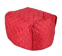 Wresetly Polyester Quilted Four Toaster Appliance Dust-Proof Cover (Red)