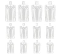 Wresetly Refillable Empty Compressible Travel Bag Under Bag for Shampoo Lotion and Shower (30 ml / 50 ml / 100 ml)