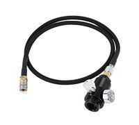 Wresetly Regulator with 100 cm FLEX Remote Hose Line 0-200 Psi to Co2 Tank Cylinder