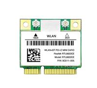 Wresetly RTL8822CE 1200Mbps 2.4G/5Ghz 802.11AC WiFi Card Network Mini PCIe Bluetooth 5.0 Support Laptop/PC Windows 10/11
