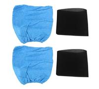 Wresetly Textile Filter Bag Wet and Dry Foam Filter for MV1 WD1 WD2 WD3 Vacuum Cleaner Filter Bags Vacuum Cleaner 4 Pieces