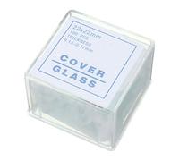 Wresetly Transparent Glass Slides Cover Glasses Cover Glasses 22 x 22 mm for Microscopes Pack of 100