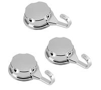 Wresetly Vacuum Suction Cup Hook Towel Hook ABS Wall Hanger Home Bathroom Kitchen for Towel Robe and Loofah Pack of 3