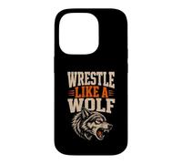 Wrestle Like A Wolf Hunt The Takedown Pack Athlete Case for iPhone 14 Pro