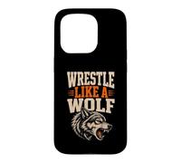 Wrestle Like A Wolf Hunt The Takedown Pack Athlete Case for iPhone 15 Pro