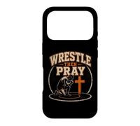 Wrestle Then Pray Wrestling Philippians 4 13 Faith Case for iPhone 17 Pro