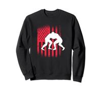 Wrestler American Flag Wrestling Sweatshirt